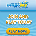 Big Cash Jackpots available at Bingo Joy!