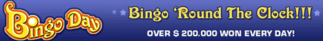 Play at Bingo Day today and receive 110% Deposit Bonus!