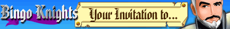 Claim your 500% Bonus here at Bingo Knights!!