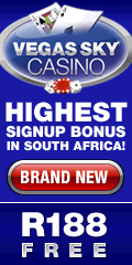 Visit Vegas Sky Casino today and Claim R188 FREE Sign Up Bonus.
